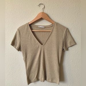 ZARA Cut-Out T-shirt (size Medium)